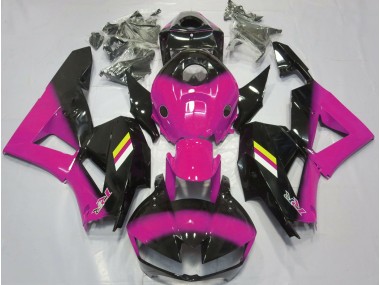Gloss Pink and Black Fade 2013-2020 Honda CBR600RR Motorcycle Fairings