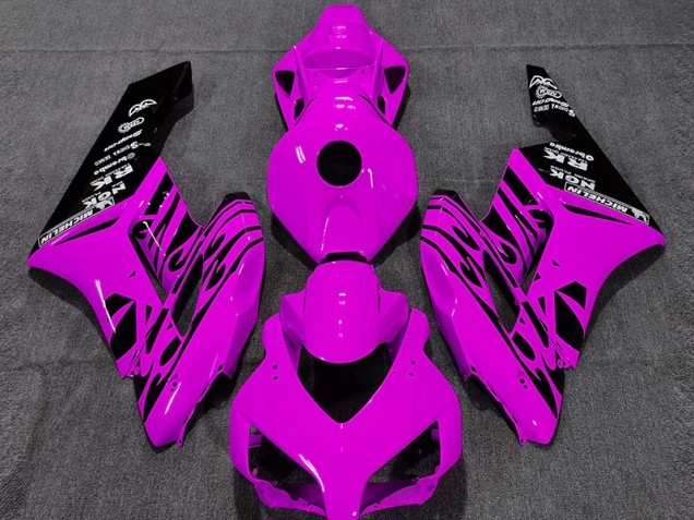 Gloss Pink Flame 2004-2005 Honda CBR1000RR Motorcycle Fairings Gloss Pink Flame 2004-2005 Honda CBR1000RR Motorcycle Fairings