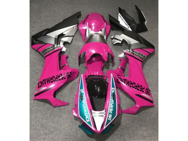 Gloss Pink & Light Blue 2017-2019 Honda CBR1000RR Motorcycle Fairings Gloss Pink & Light Blue 2017-2019 Honda CBR1000RR Motorcycle Fairings