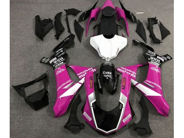 Gloss Pink Logo Style 2015-2019 Yamaha R1 Motorcycle Fairings