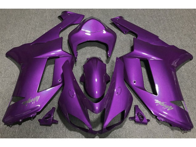 Gloss Purple 2007-2008 Kawasaki ZX6R Motorcycle Fairings Gloss Purple 2007-2008 Kawasaki ZX6R Motorcycle Fairings