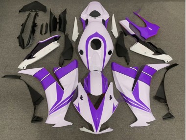 Gloss Purple and White 2012-2016 Honda CBR1000RR Motorcycle Fairings