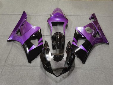 Gloss Purple & Black 2003-2004 Suzuki GSXR 1000 Motorcycle Fairings