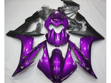 Gloss Purple & Black 2004-2006 Yamaha R1 Motorcycle Fairings