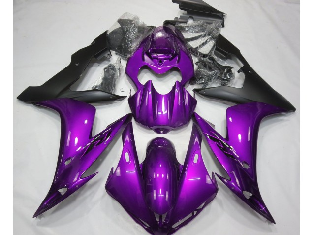 Gloss Purple & Black 2004-2006 Yamaha R1 Motorcycle Fairings