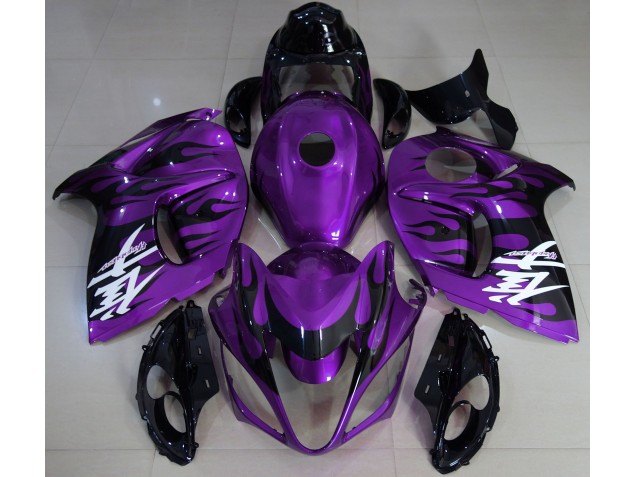 Gloss Purple & Black 2008-2019 Suzuki GSXR 1300 Motorcycle Fairings Gloss Purple & Black 2008-2019 Suzuki GSXR 1300 Motorcycle Fairings