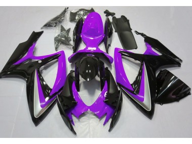 Gloss Purple Debadged 2006-2007 Suzuki GSXR 600-750 Motorcycle Fairings