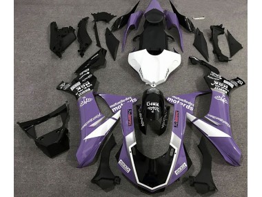 Gloss Purple Logo Style 2015-2019 Yamaha R1 Motorcycle Fairings
