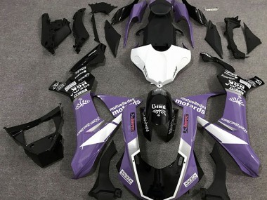 Gloss Purple Logo Style 2015-2019 Yamaha R1 Motorcycle Fairings