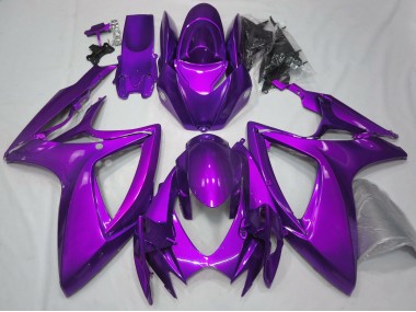 Gloss Purple Plain 2006-2007 Suzuki GSXR 600-750 Motorcycle Fairings