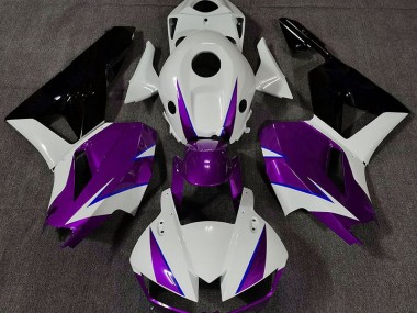 Gloss Purple White and Blue 2013-2020 Honda CBR600RR Motorcycle Fairings