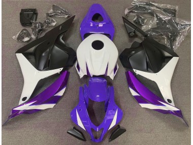 Gloss Purple White and Violet 2009-2012 Honda CBR600RR Motorcycle Fairings