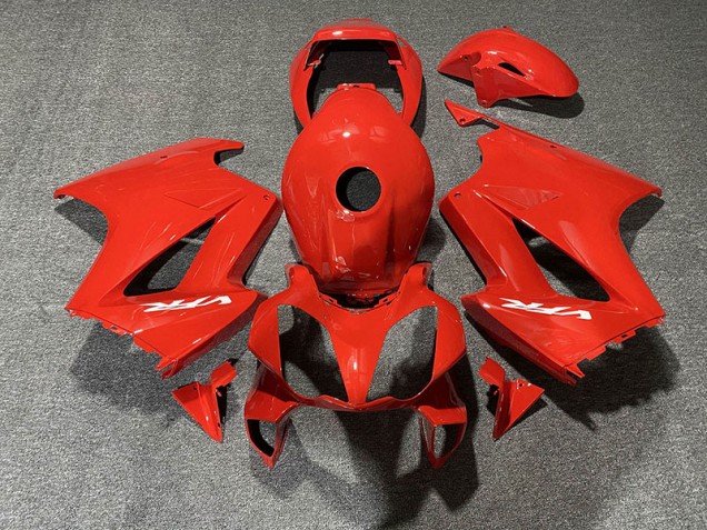 Gloss Red 2002-2012 Honda VFR800 Motorcycle Fairings Gloss Red 2002-2012 Honda VFR800 Motorcycle Fairings