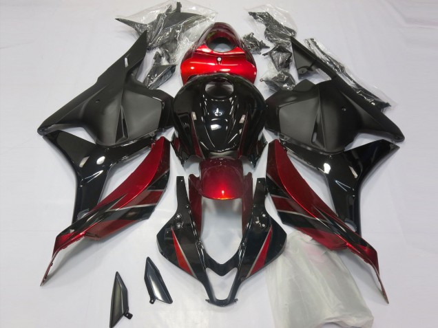 Gloss Red and Black 2009-2012 Honda CBR600RR Motorcycle Fairings Gloss Red and Black 2009-2012 Honda CBR600RR Motorcycle Fairings