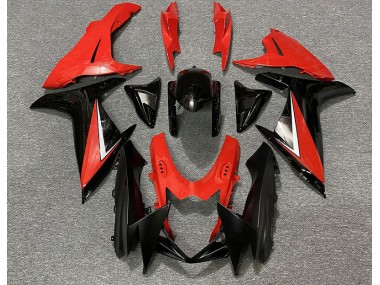 Gloss Red and Black 2011-2020 Suzuki GSXR 600-750 Motorcycle Fairings