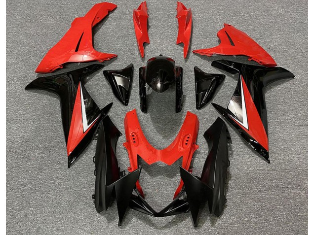 Gloss Red and Black 2011-2020 Suzuki GSXR 600-750 Motorcycle Fairings Gloss Red and Black 2011-2020 Suzuki GSXR 600-750 Motorcycle Fairings