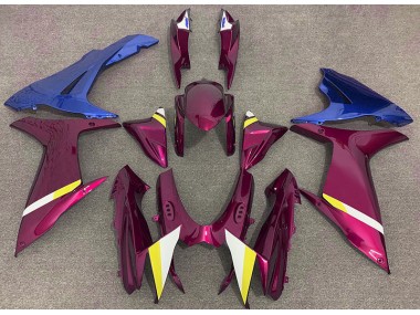 Gloss Red and Blue 2011-2020 Suzuki GSXR 600-750 Motorcycle Fairings