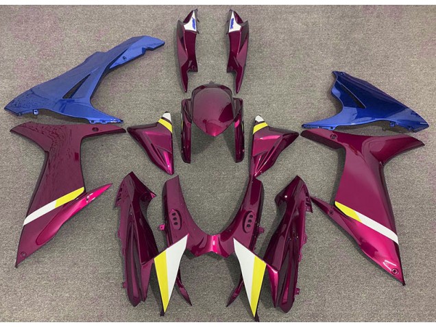 Gloss Red and Blue 2011-2020 Suzuki GSXR 600-750 Motorcycle Fairings Gloss Red and Blue 2011-2020 Suzuki GSXR 600-750 Motorcycle Fairings