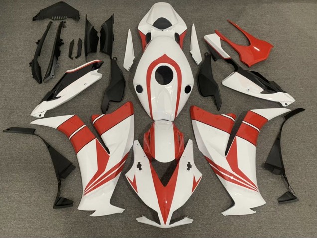 Gloss Red and White 2012-2016 Honda CBR1000RR Motorcycle Fairings Gloss Red and White 2012-2016 Honda CBR1000RR Motorcycle Fairings