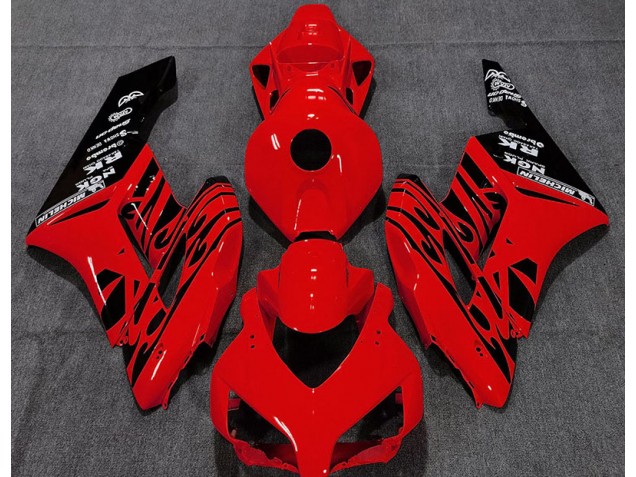 Gloss Red Flame 2004-2005 Honda CBR1000RR Motorcycle Fairings Gloss Red Flame 2004-2005 Honda CBR1000RR Motorcycle Fairings