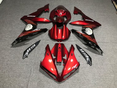 Gloss Red & logos 2004-2006 Yamaha R1 Motorcycle Fairings