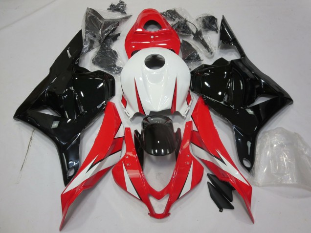 Gloss Red White and Black 2009-2012 Honda CBR600RR Motorcycle Fairings Gloss Red White and Black 2009-2012 Honda CBR600RR Motorcycle Fairings