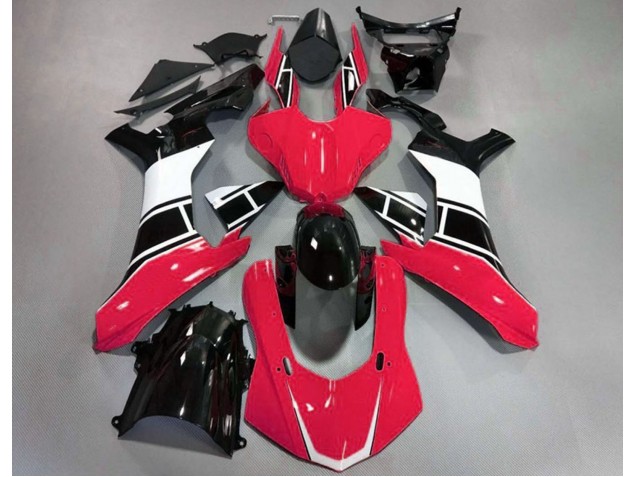 Gloss Red White and Black 2015-2019 Yamaha R1 Motorcycle Fairings Gloss Red White and Black 2015-2019 Yamaha R1 Motorcycle Fairings
