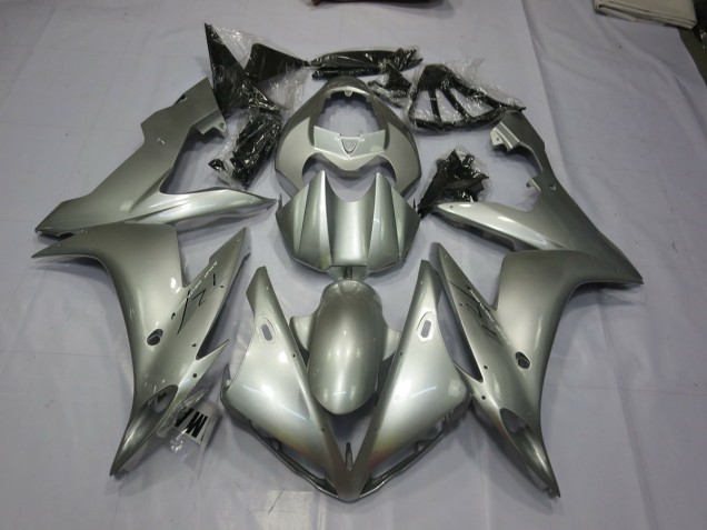 Gloss Silver 2004-2006 Yamaha R1 Motorcycle Fairings Gloss Silver 2004-2006 Yamaha R1 Motorcycle Fairings