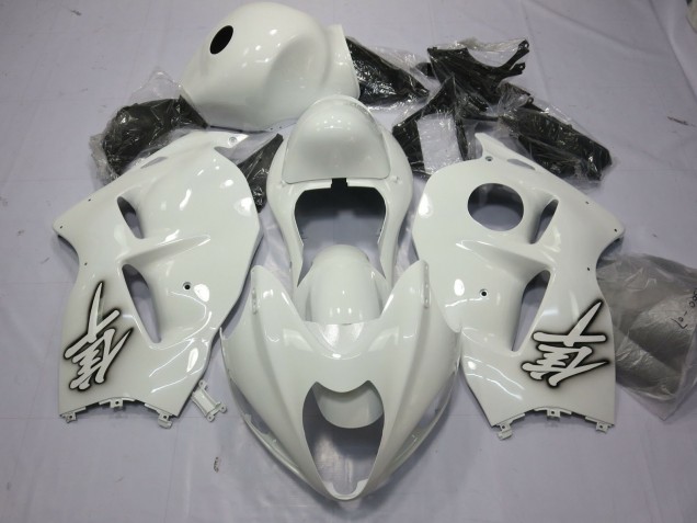 Gloss White 1997-2007 Suzuki GSXR 1300 Motorcycle Fairings Gloss White 1997-2007 Suzuki GSXR 1300 Motorcycle Fairings