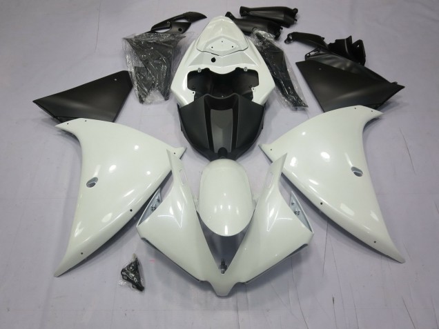 Gloss White 2009-2012 Yamaha R1 Motorcycle Fairings Gloss White 2009-2012 Yamaha R1 Motorcycle Fairings