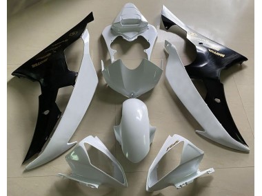 Gloss White and Black & Gold 2008-2016 Yamaha R6 Motorcycle Fairings