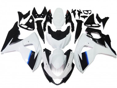 Gloss White and Black with Red logo 2009-2016 Suzuki GSXR 1000 Motorcycle Fairings