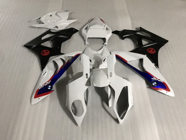 Gloss White and Matte Black 2009-2018 BMW S1000RR Motorcycle Fairings Gloss White and Matte Black 2009-2018 BMW S1000RR Motorcycle Fairings