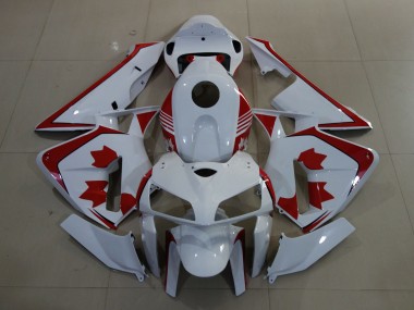 Gloss White Canada 2005-2006 Honda CBR600RR Motorcycle Fairings