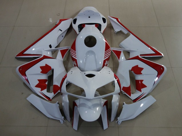 Gloss White Canada 2005-2006 Honda CBR600RR Motorcycle Fairings Gloss White Canada 2005-2006 Honda CBR600RR Motorcycle Fairings