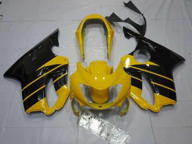 Gloss Yellow and Black 1999-2000 Honda CBR600 F4 Motorcycle Fairings Gloss Yellow and Black 1999-2000 Honda CBR600 F4 Motorcycle Fairings