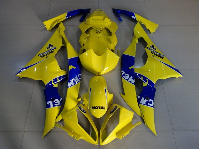 Gloss Yellow Camel 2008-2016 Yamaha R6 Motorcycle Fairings Gloss Yellow Camel 2008-2016 Yamaha R6 Motorcycle Fairings