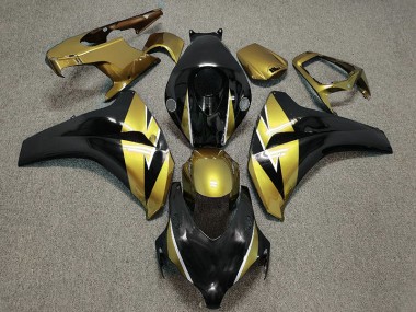 Gold and Black 2008-2011 Honda CBR1000RR Motorcycle Fairings