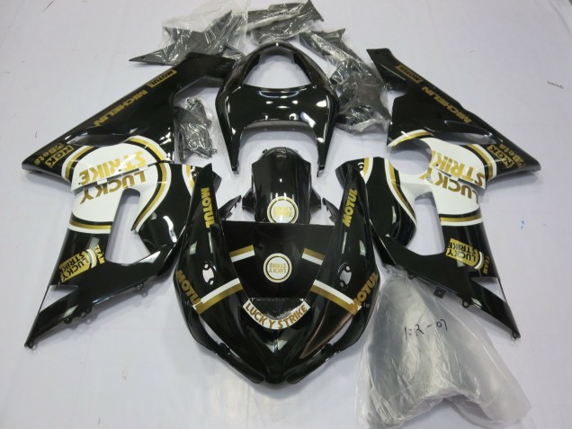 Gold LS 2005-2006 Kawasaki ZX6R Motorcycle Fairings Gold LS 2005-2006 Kawasaki ZX6R Motorcycle Fairings