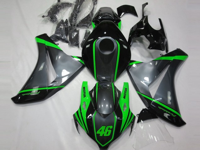 Gray Motul & Green 2008-2011 Honda CBR1000RR Motorcycle Fairings Gray Motul & Green 2008-2011 Honda CBR1000RR Motorcycle Fairings