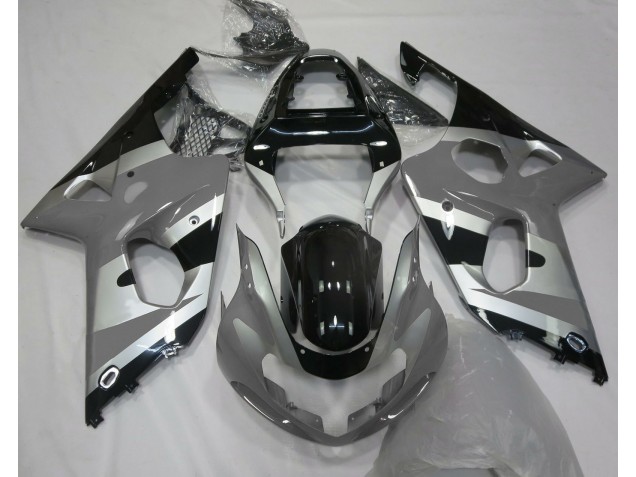 Gray Silver OEM Style 2000-2002 Suzuki GSXR 1000 Motorcycle Fairings Gray Silver OEM Style 2000-2002 Suzuki GSXR 1000 Motorcycle Fairings