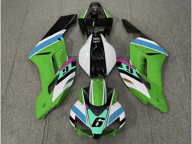 Green 6 2004-2005 Honda CBR1000RR Motorcycle Fairings