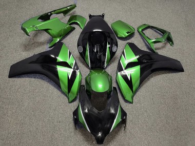 Green and Black 2008-2011 Honda CBR1000RR Motorcycle Fairings