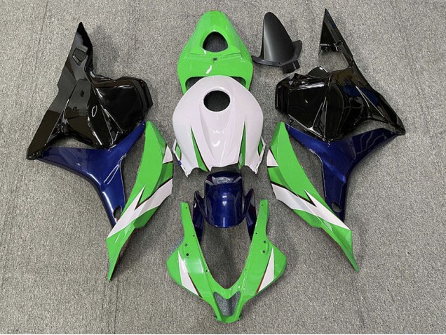 Green and White 2009-2012 Honda CBR600RR Motorcycle Fairings Green and White 2009-2012 Honda CBR600RR Motorcycle Fairings