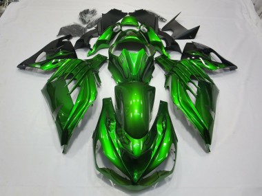 Green Black 2012-2019 Kawasaki ZX14R Motorcycle Fairings