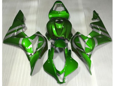 Green Captain America 2007-2008 Honda CBR600RR Motorcycle Fairings