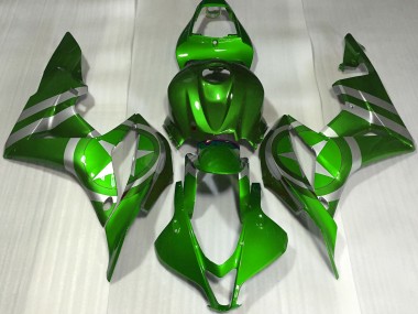 Green Captain America 2007-2008 Honda CBR600RR Motorcycle Fairings