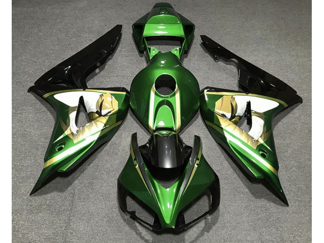 Green & Gold 2006-2007 Honda CBR1000RR Motorcycle Fairings Green & Gold 2006-2007 Honda CBR1000RR Motorcycle Fairings