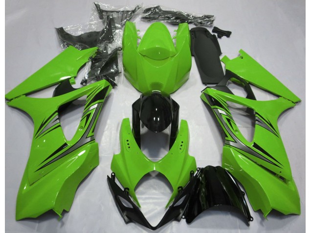 Green OEM Style 2007-2008 Suzuki GSXR 1000 Motorcycle Fairings Green OEM Style 2007-2008 Suzuki GSXR 1000 Motorcycle Fairings