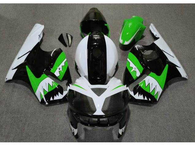 Green Shark 2002-2005 Kawasaki ZX12R Motorcycle Fairings Green Shark 2002-2005 Kawasaki ZX12R Motorcycle Fairings